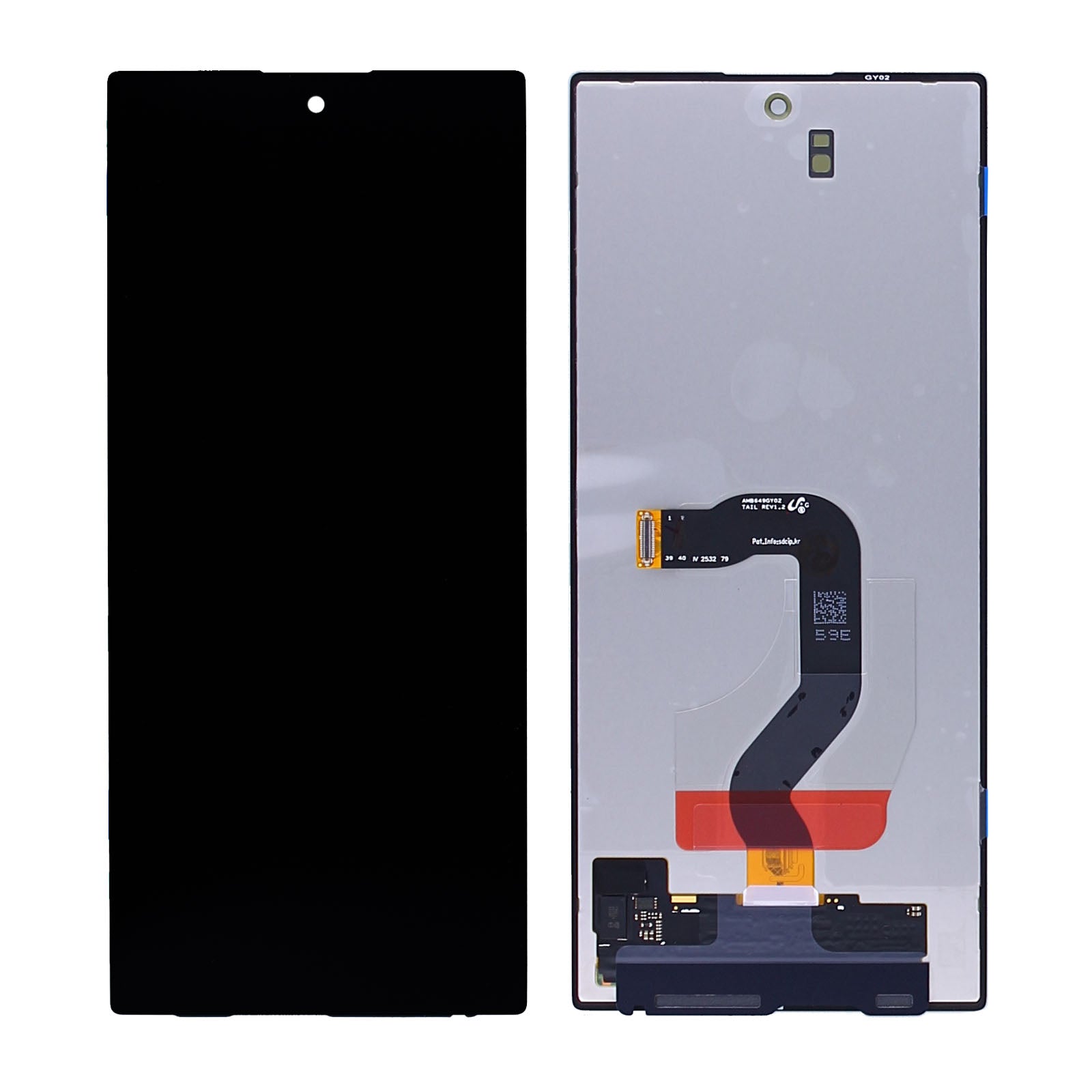 Samsung Galaxy Z Fold7 F966B Sub Display And Digitizer Black Service Pack