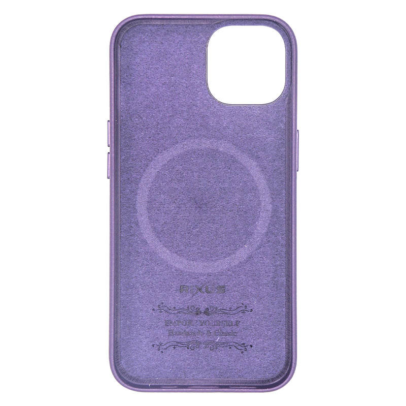 Rixus Classic 02 Case With MagSafe For iPhone 13 Pro Purple