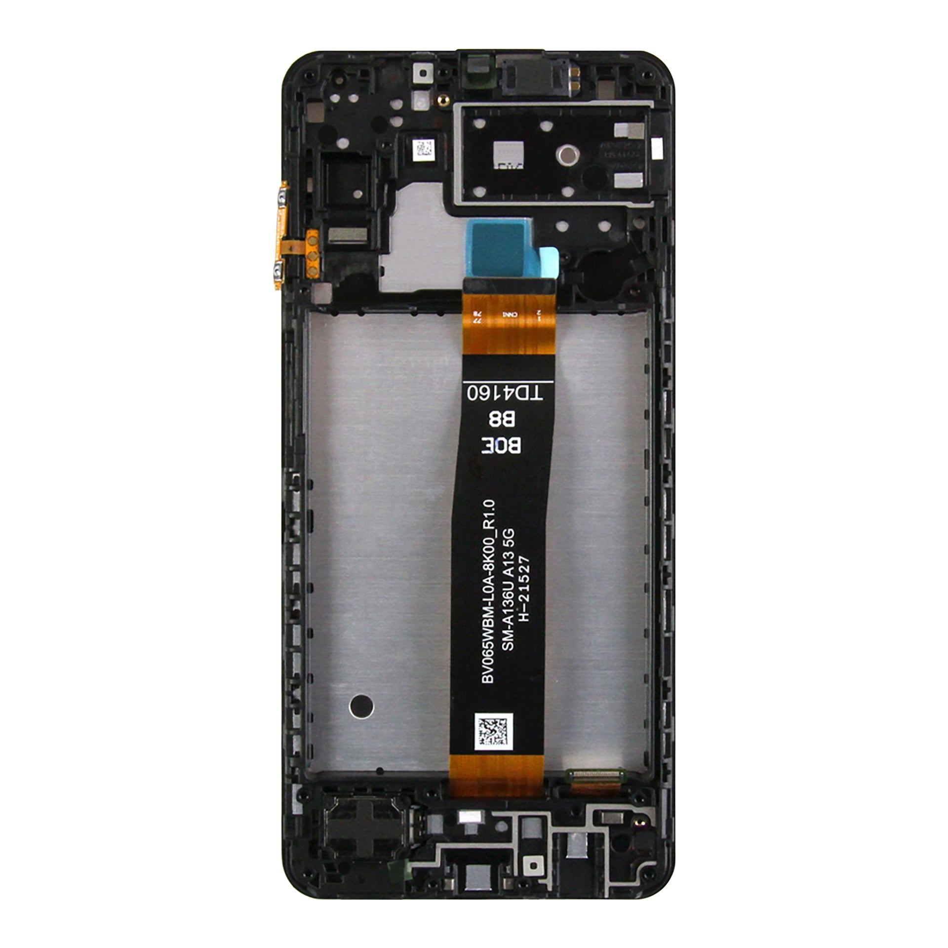 Samsung Galaxy A13 5G A136B Display And Digitizer With Frame Black Service Pack