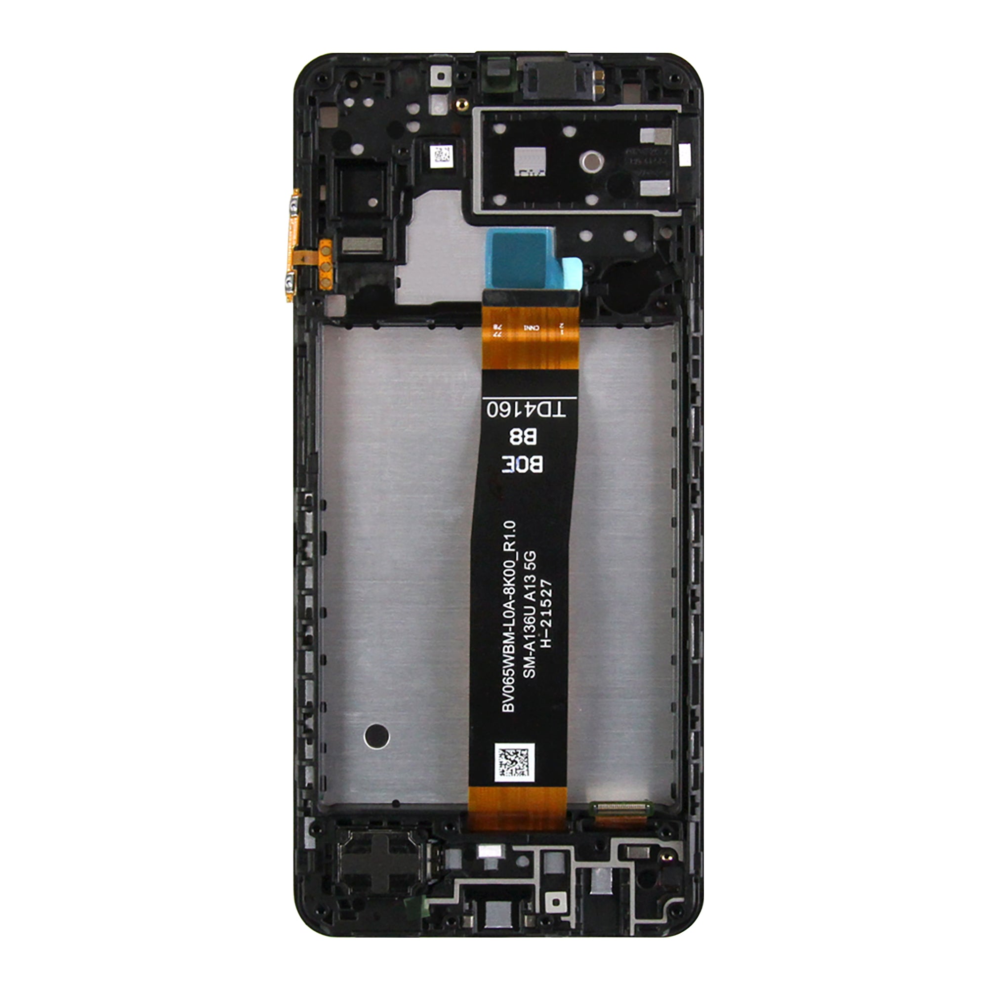 Samsung Galaxy A13 5G A136B Display And Digitizer With Frame Black Service Pack