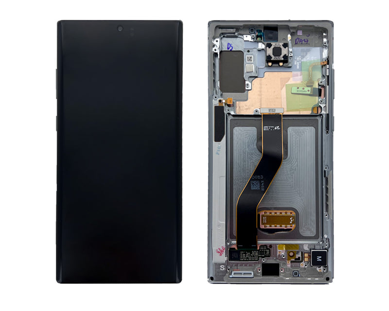 Samsung Galaxy Note 10 Plus N975F Display And Digitizer With Frame Aura Glow Service Pack