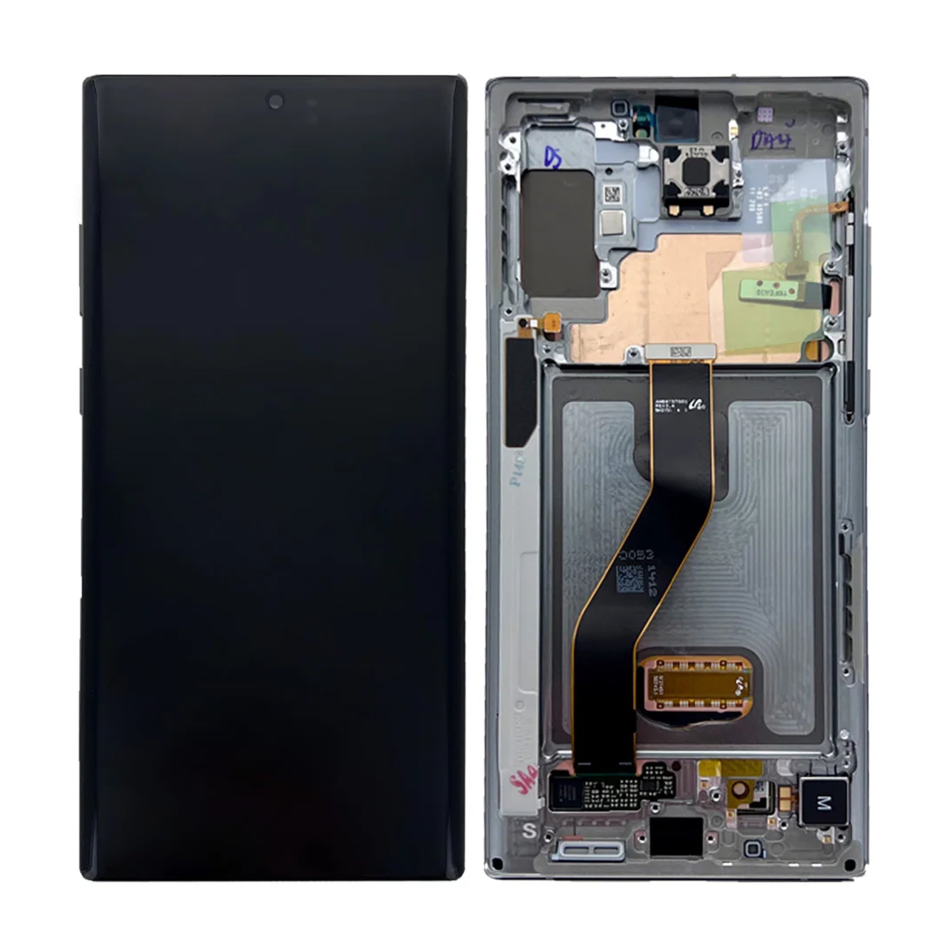 Samsung Galaxy Note 10 Plus N975F Display And Digitizer With Frame Aura Glow Service Pack