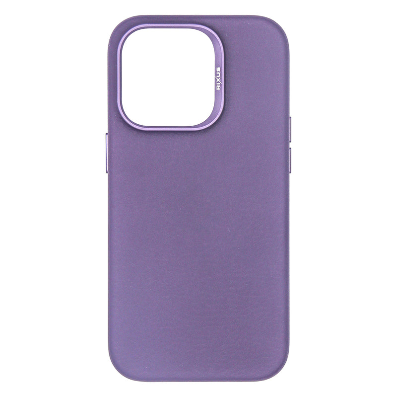Rixus Classic 02 Case With MagSafe For Apple iPhone 14 Pro Purple