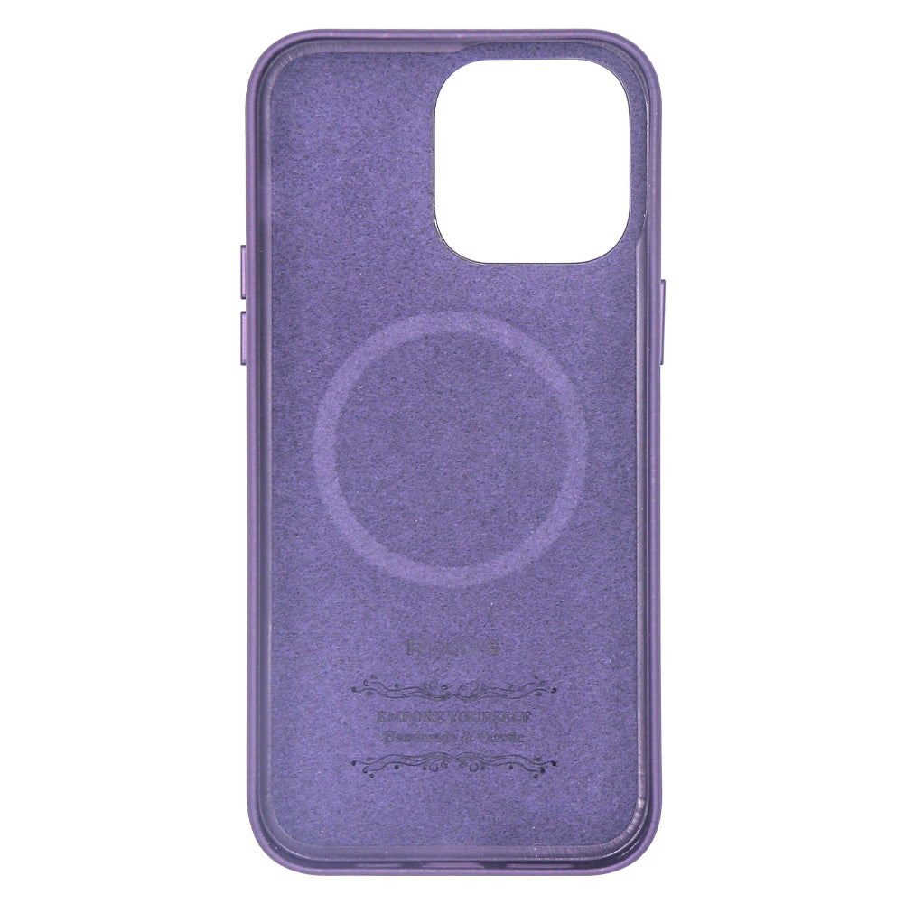Rixus Classic 02 Case With MagSafe Compatible For Apple iPhone 14 Pro Max Purple