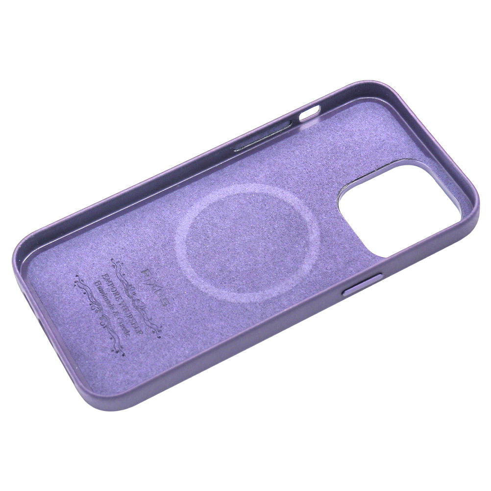 Rixus Classic 02 Case With MagSafe Compatible For Apple iPhone 14 Pro Max Purple