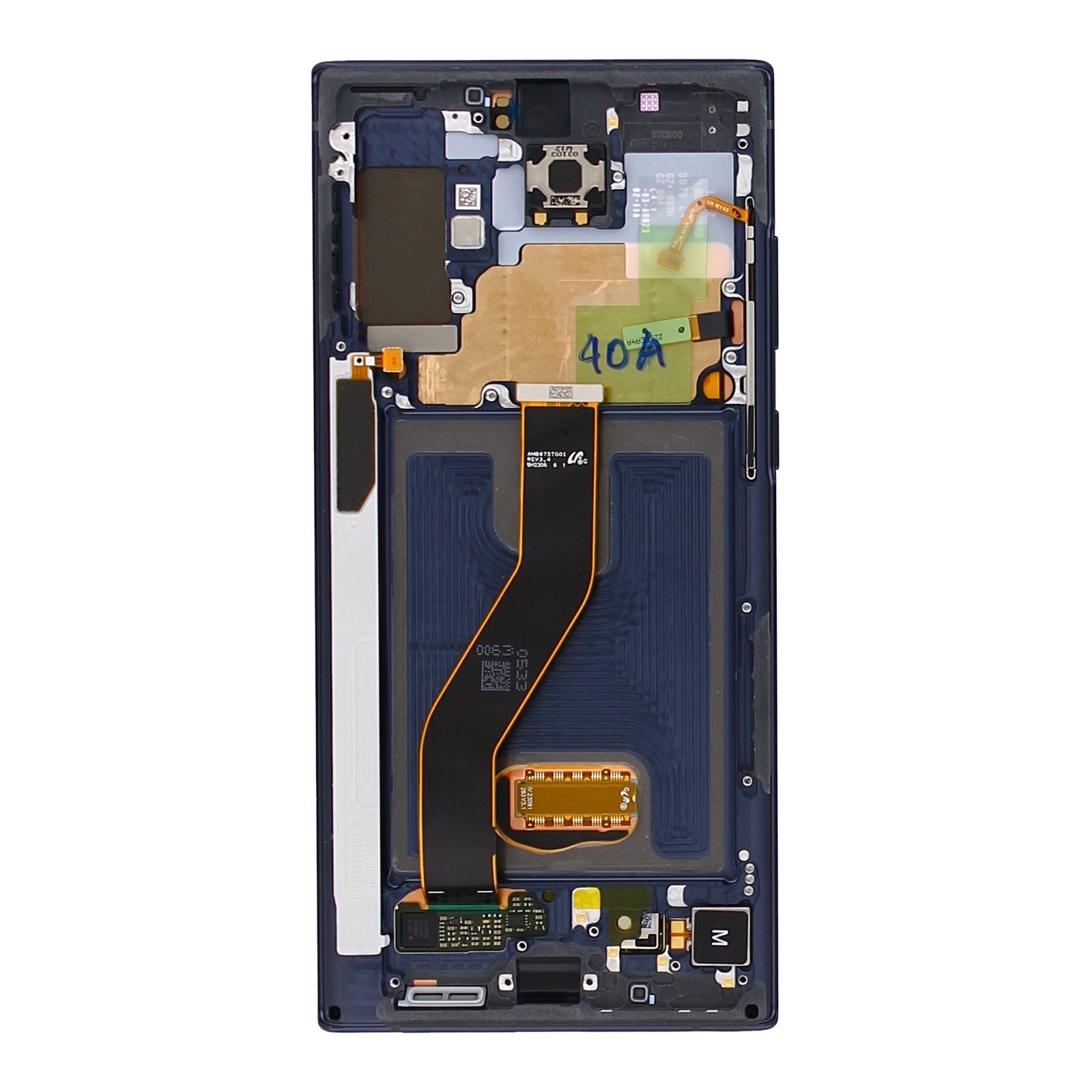 Samsung Galaxy Note 10 Plus N975F Display And Digitizer With Frame Aura Black Service Pack