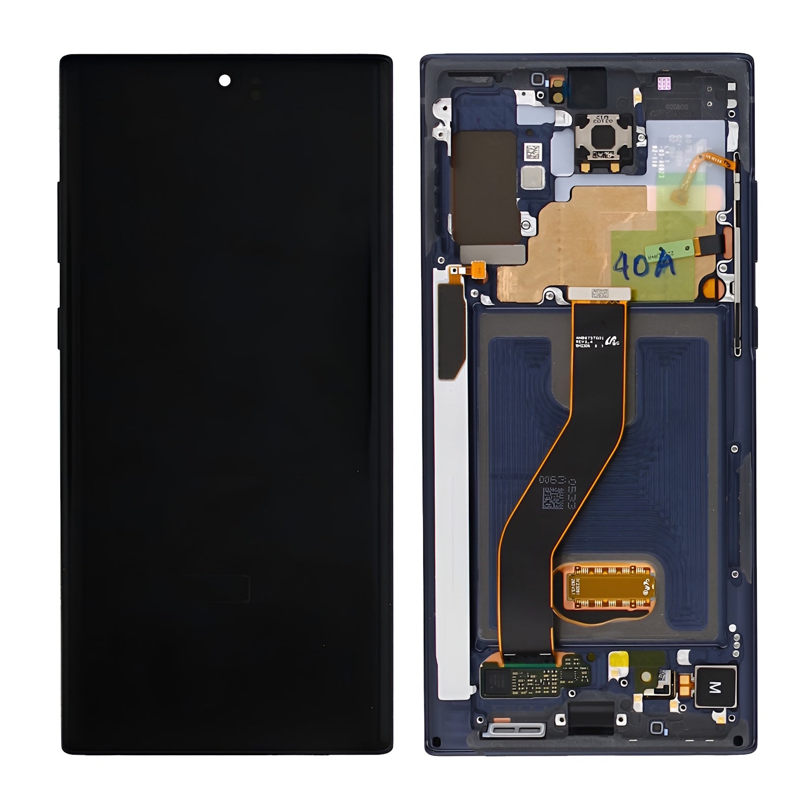 Samsung Galaxy Note 10 Plus N975F Display And Digitizer With Frame Aura Black Service Pack