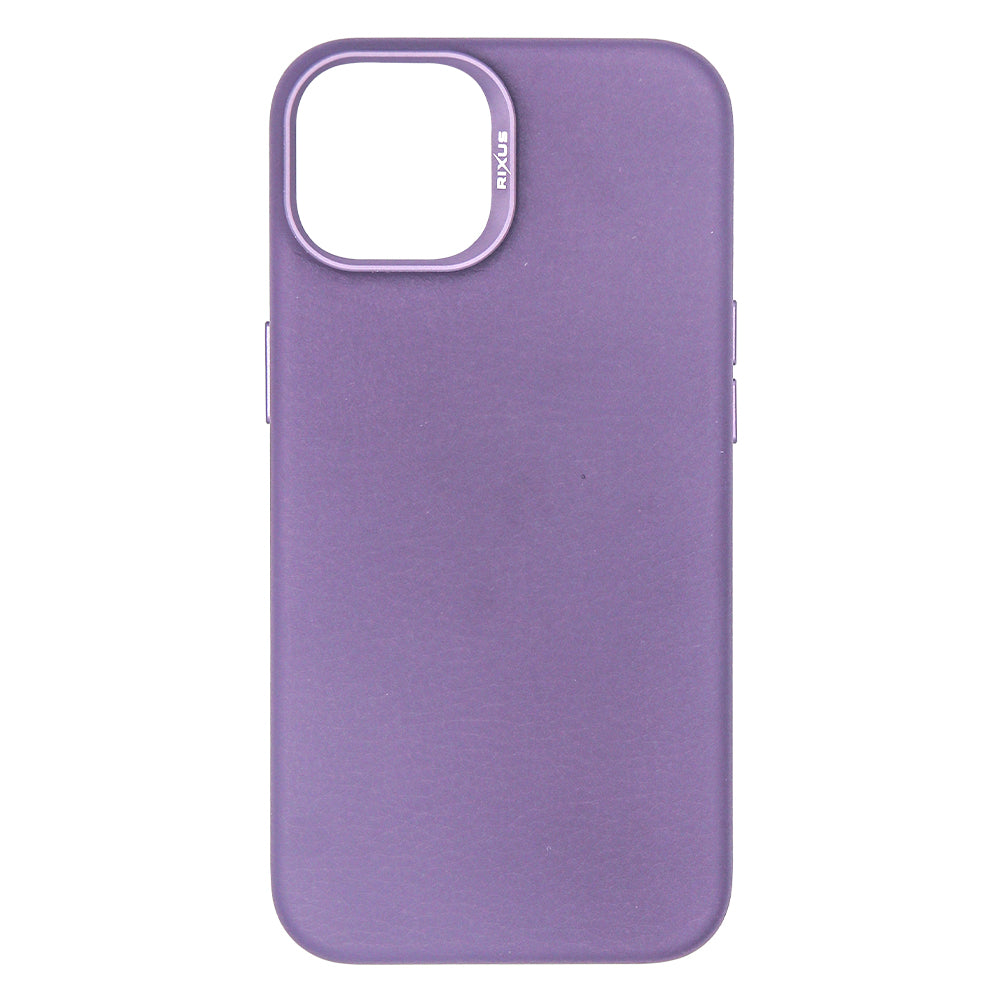 Rixus Classic 02 Case With MagSafe Compatible For Apple iPhone 14 Plus Purple
