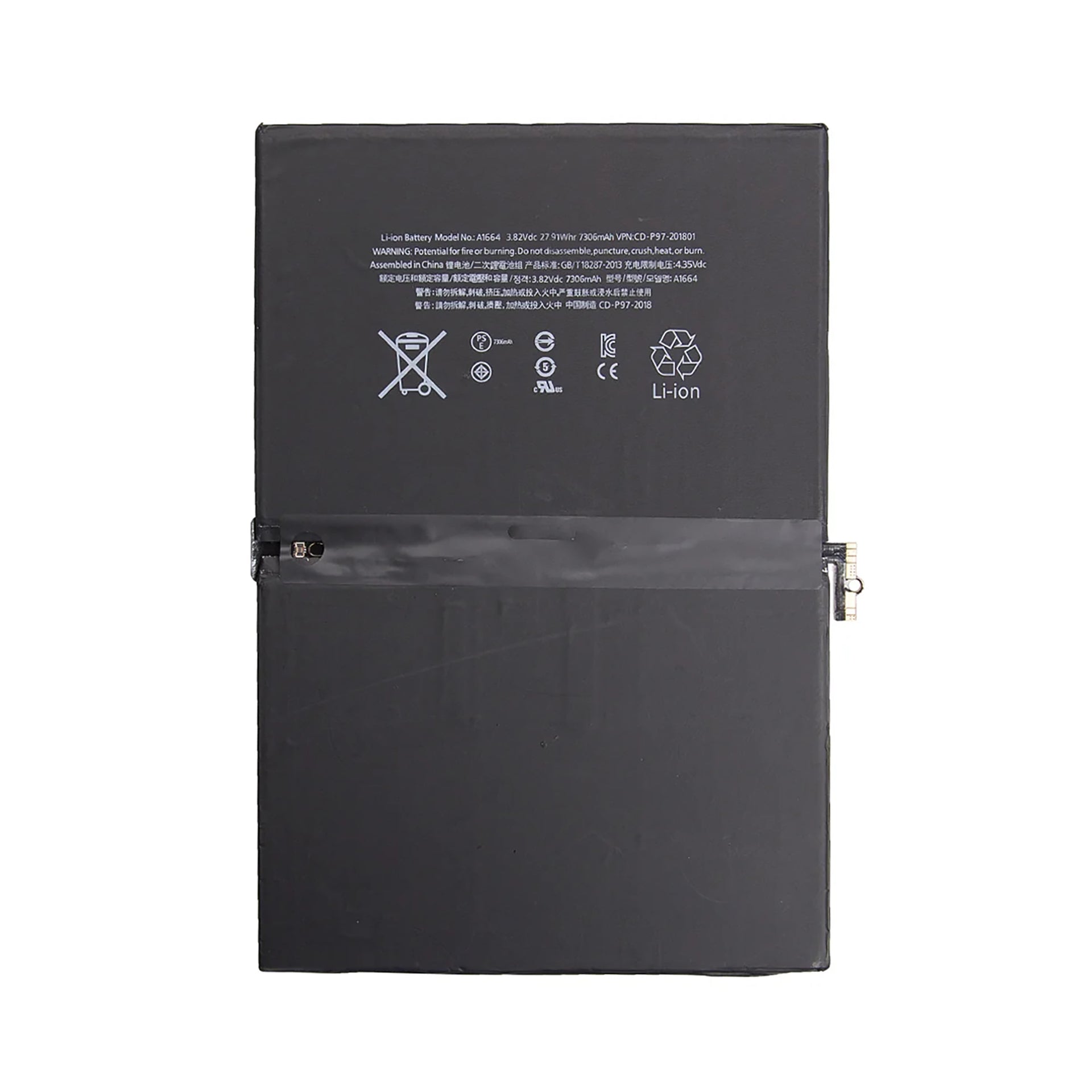 For Apple iPad Pro 9.7 inch (2016) Battery A1664 OEM