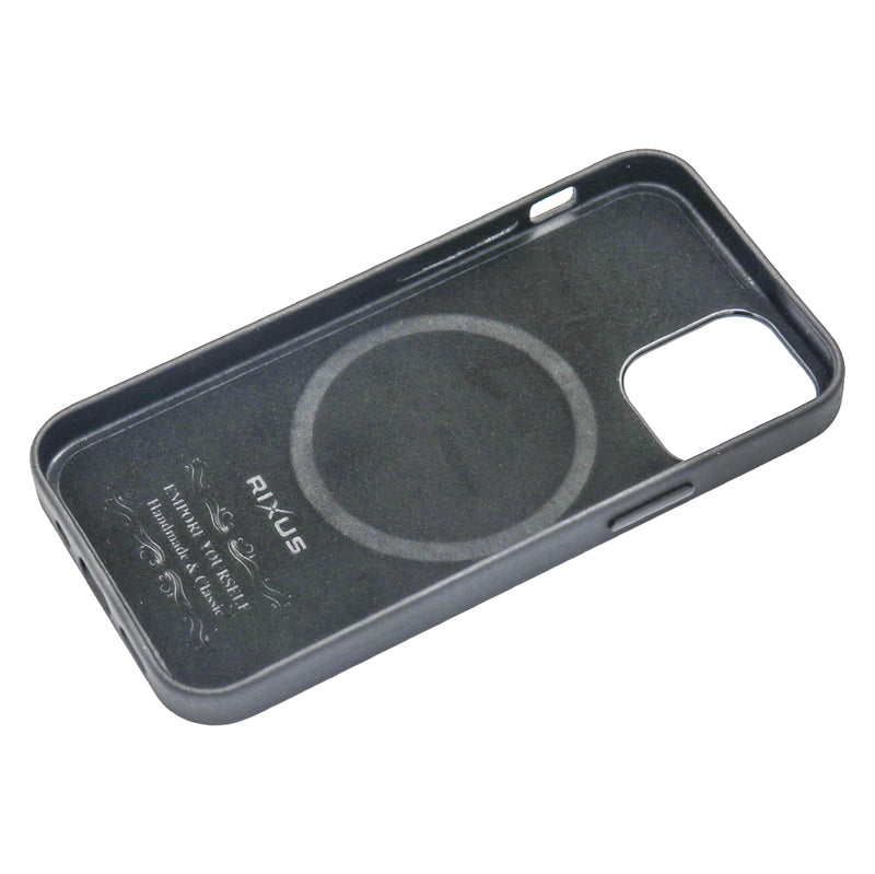 Rixus Classic 02 Case With MagSafe For iPhone 14 Black