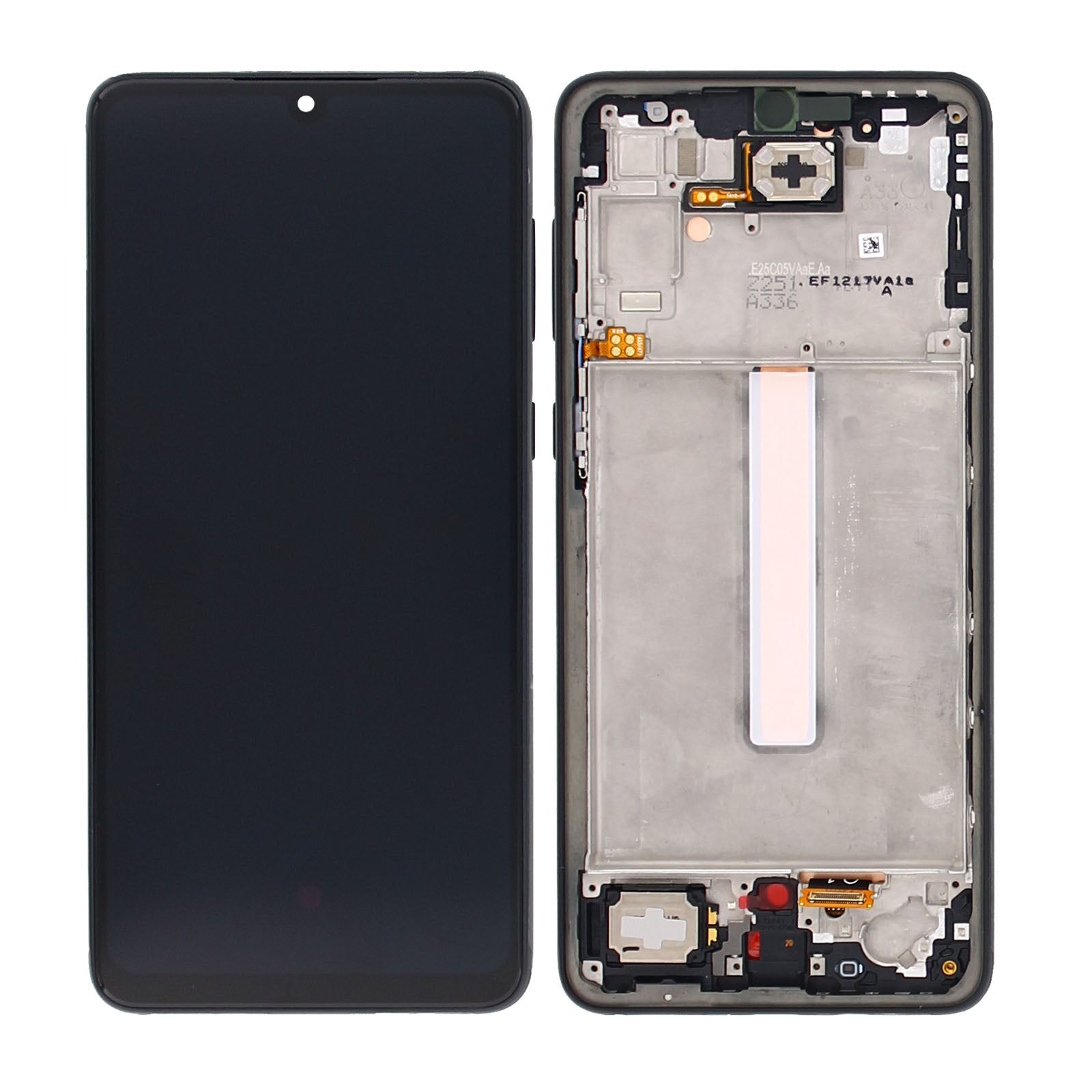 Samsung Galaxy A33 5G A336B Display And Digitizer With Frame Black Service Pack