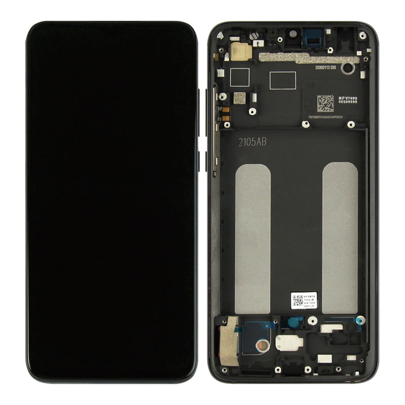 Xiaomi Mi 9 Lite Display And Digitizer With Frame Black Original