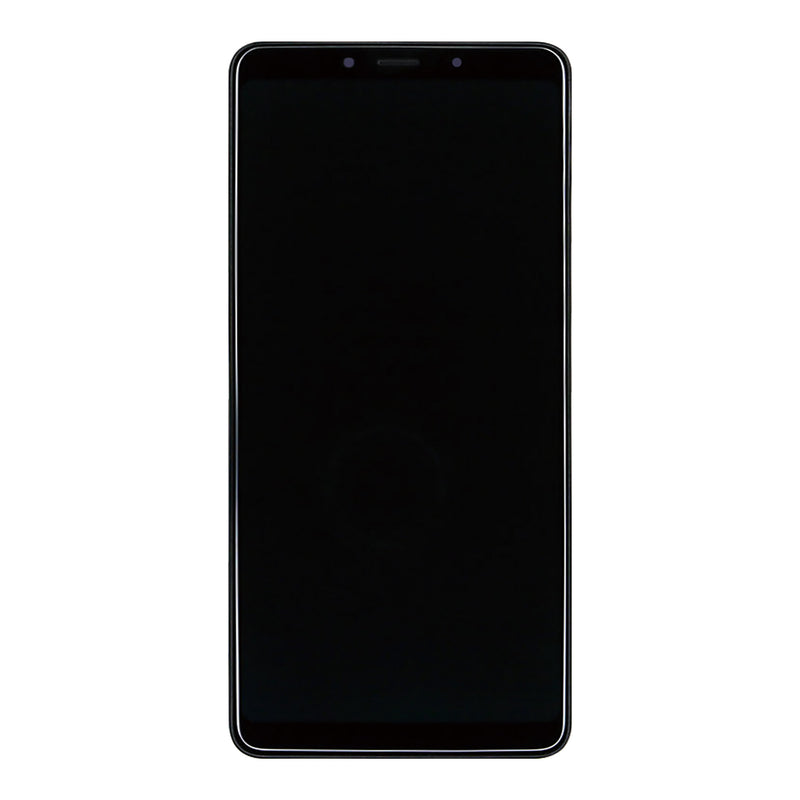 Samsung Galaxy A9/A9s A920F (2018) Display And Digitizer With Frame Black Service Pack