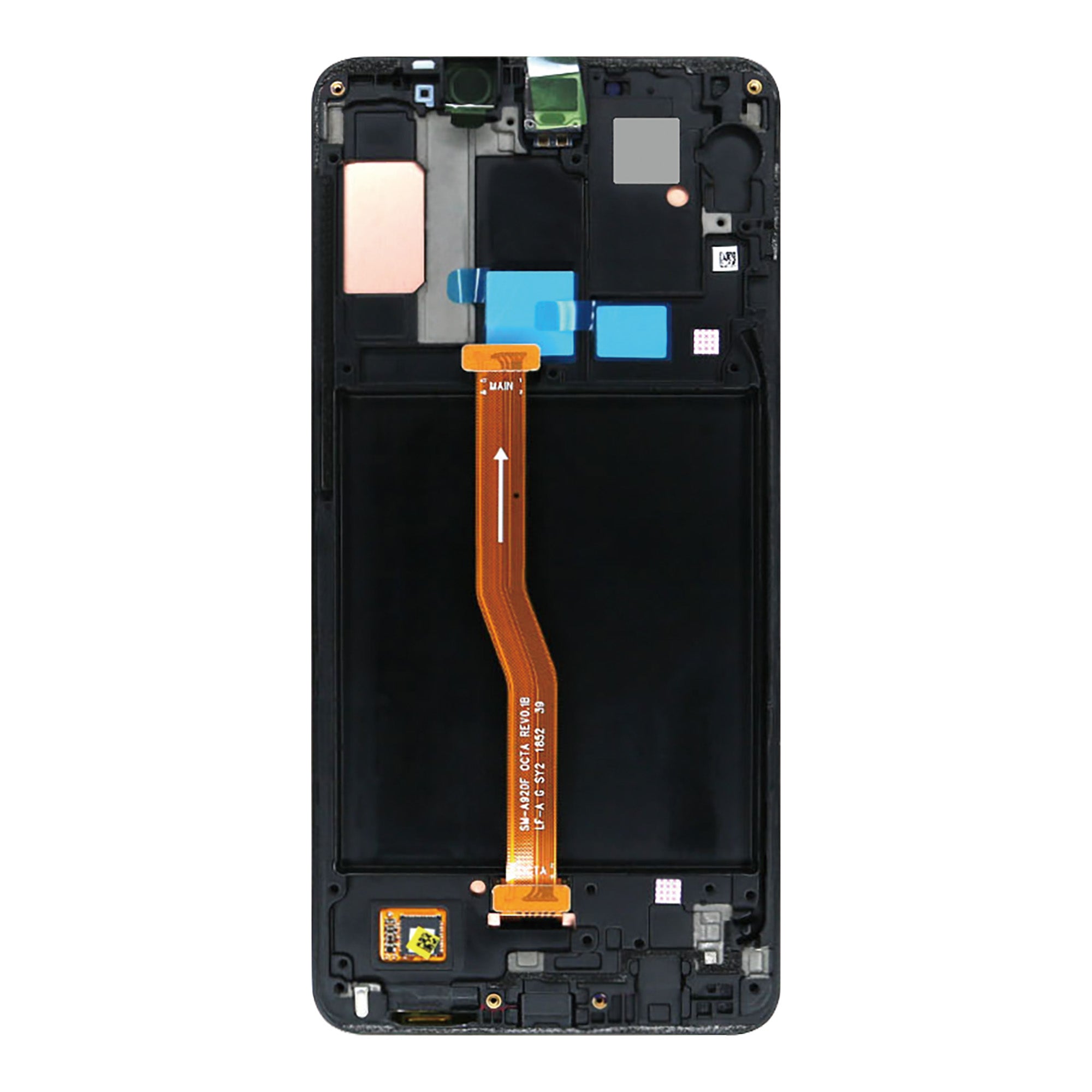 Samsung Galaxy A9, A9s A920F (2018) Display And Digitizer With Frame Black Service Pack