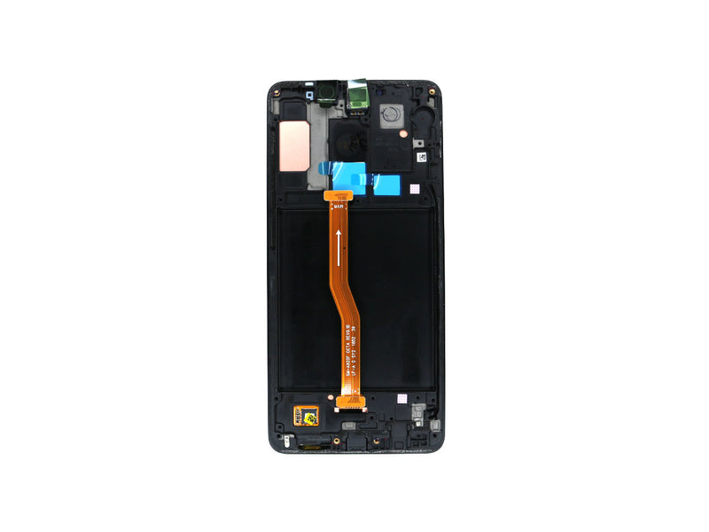 Samsung Galaxy A9/A9s A920F (2018) Display And Digitizer With Frame Black Service Pack