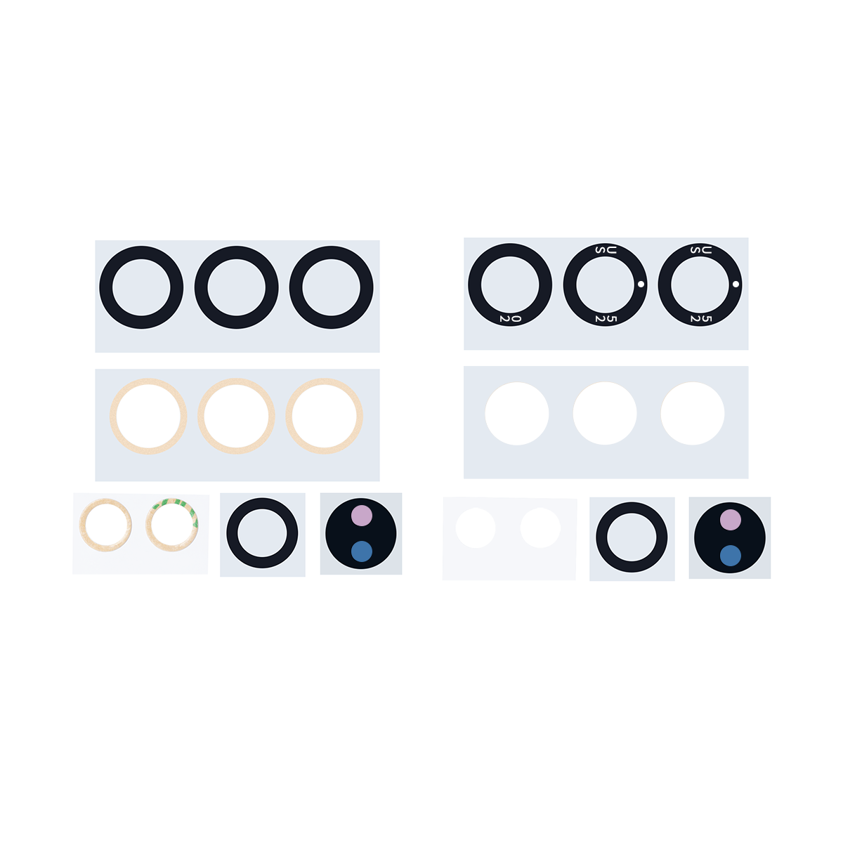 Samsung Galaxy S21 Ultra 5G G998B Camera Lens Cover Phantom Black OEM