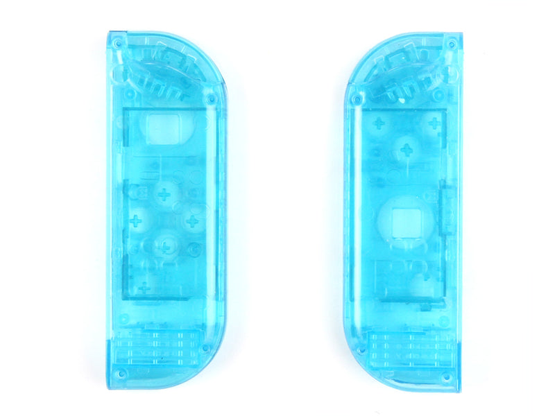 For Nintendo Switch Joy-con - ClearView Left And right Housing Shell - Clear Blue