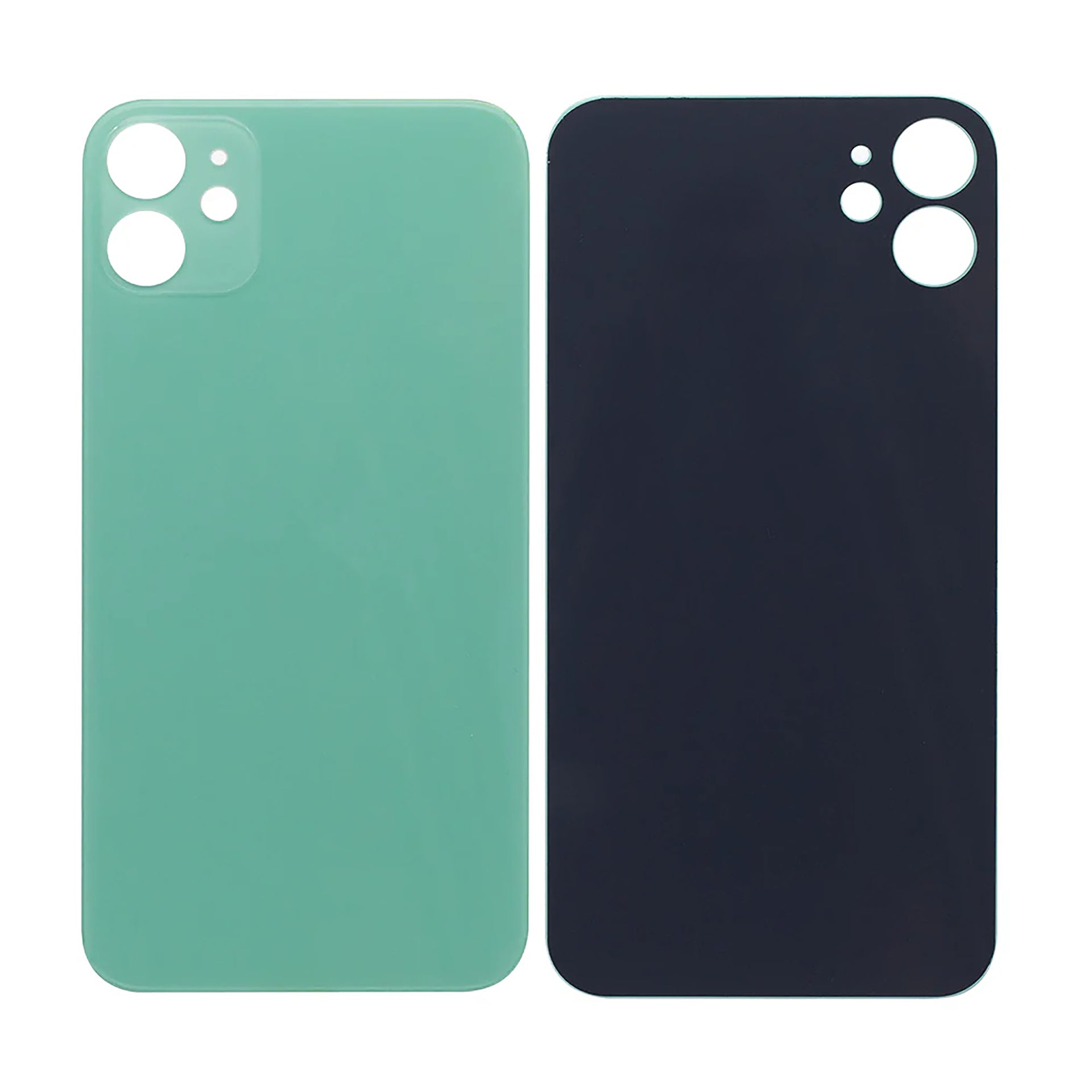 For Apple iPhone 11 Back Glass, Enlarged Camera Frame Green Compatible