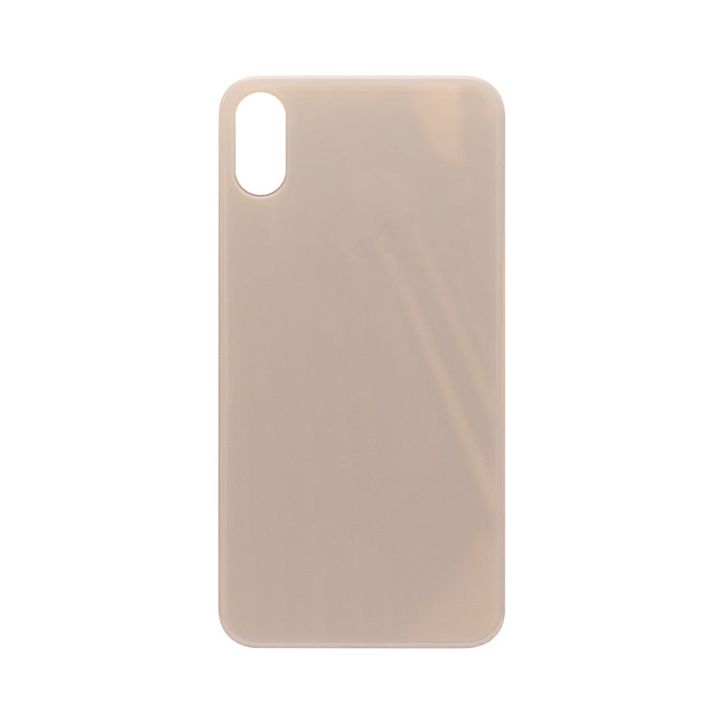 For iPhone XS Extra Glass Gold (Enlarged camera frame)