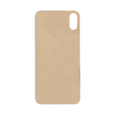 For iPhone XS Extra Glass Gold (Enlarged camera frame)