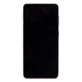 Samsung Galaxy S21 5G G991B Display And Digitizer With Frame Phantom Pink Service Pack