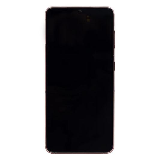 Samsung Galaxy S21 5G G991B Display And Digitizer With Frame Phantom Pink Service Pack