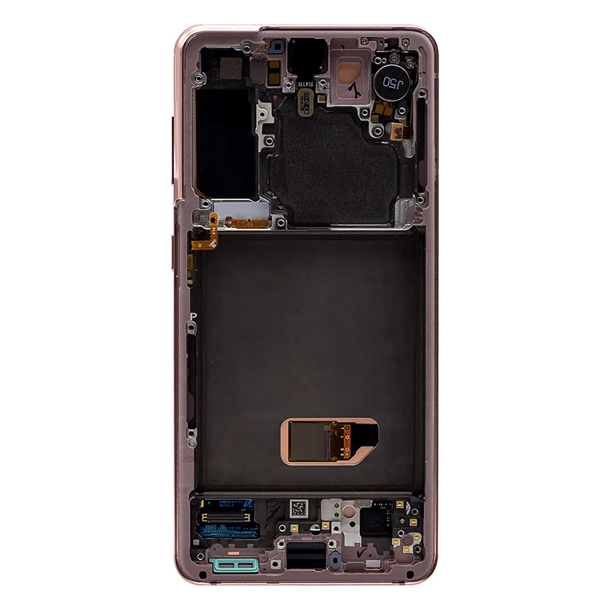 Samsung Galaxy S21 5G G991B Display And Digitizer With Frame Phantom Pink Service Pack