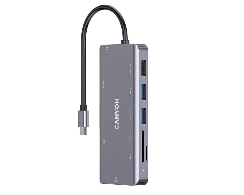 Canyon 9-1 Hub DS-11 USB-C Multiport Space Grey