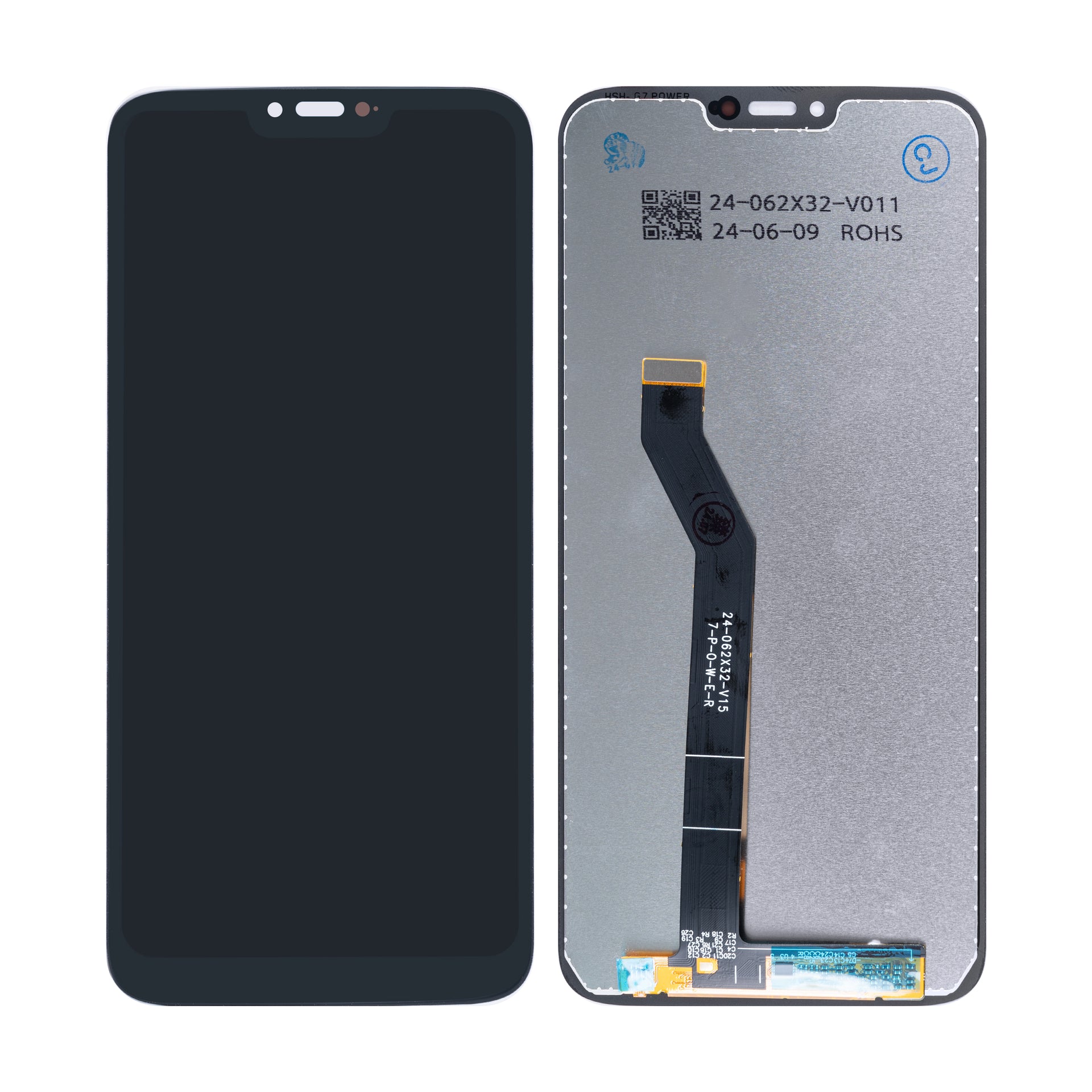 Motorola Moto G7 Power Display And Digitizer Without Frame Black OEM