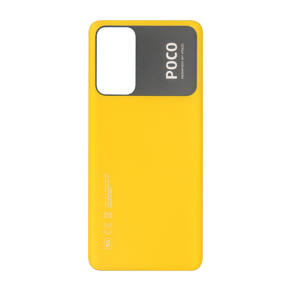 Xiaomi Poco M4 Pro 5G Back Cover Without Lens Poco Yellow OEM