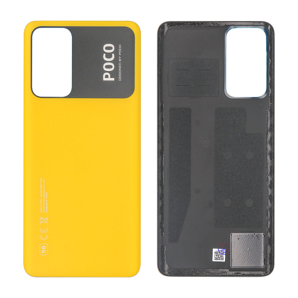 Xiaomi Poco M4 Pro 5G Back Cover Without Lens Poco Yellow OEM