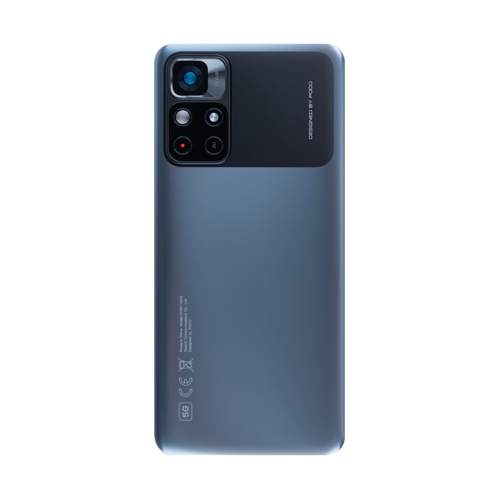 Xiaomi Poco M4 Pro 5G Back Cover With Lens Power Black OEM