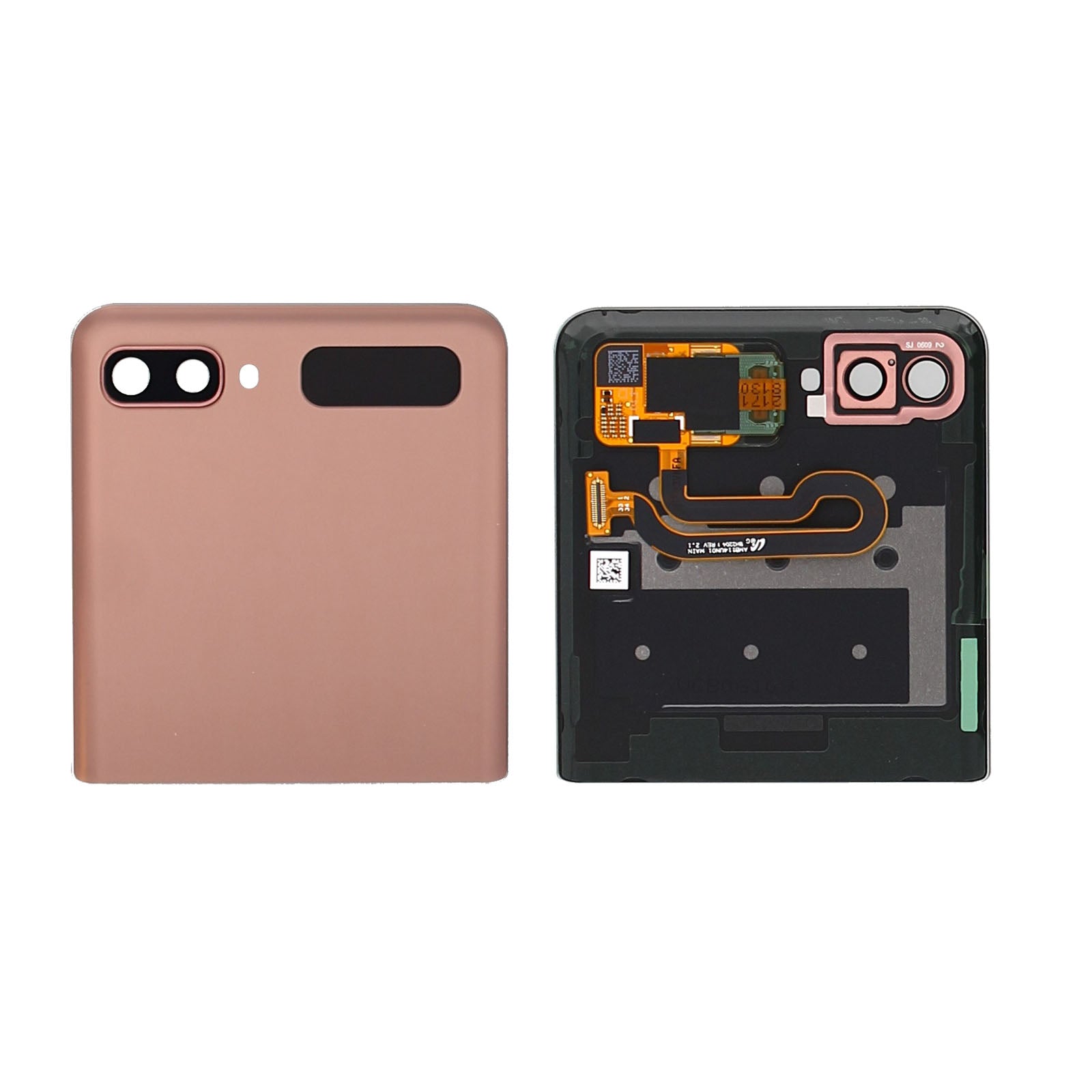 Samsung Galaxy Z Flip 5G F707B Sub Display And Digitizer Mystic Bronze Service Pack