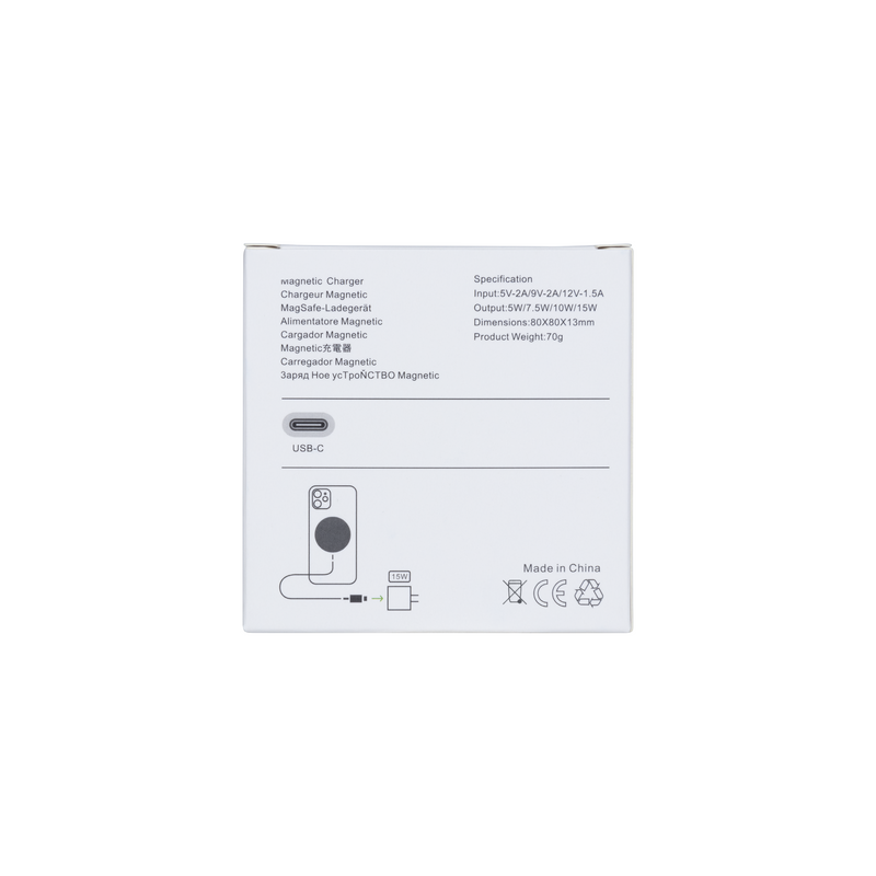For iPhone 12 Safe Magnetic Fast Wireless Charger