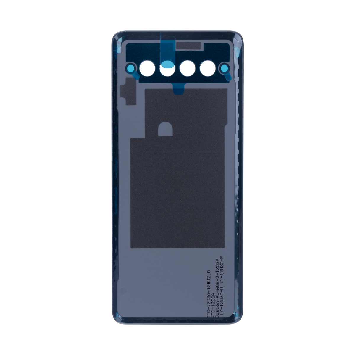 TCL 10Plus T782H Back Cover Without Lens Starlight Silver Compatible