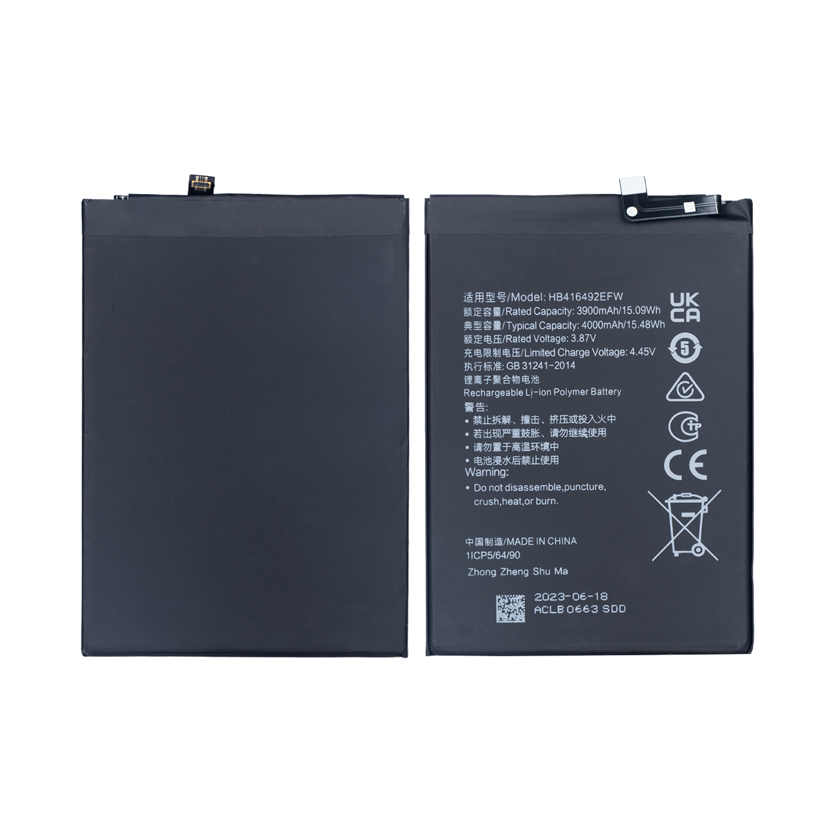 Huawei Honor X8 Battery HB416492EFW OEM