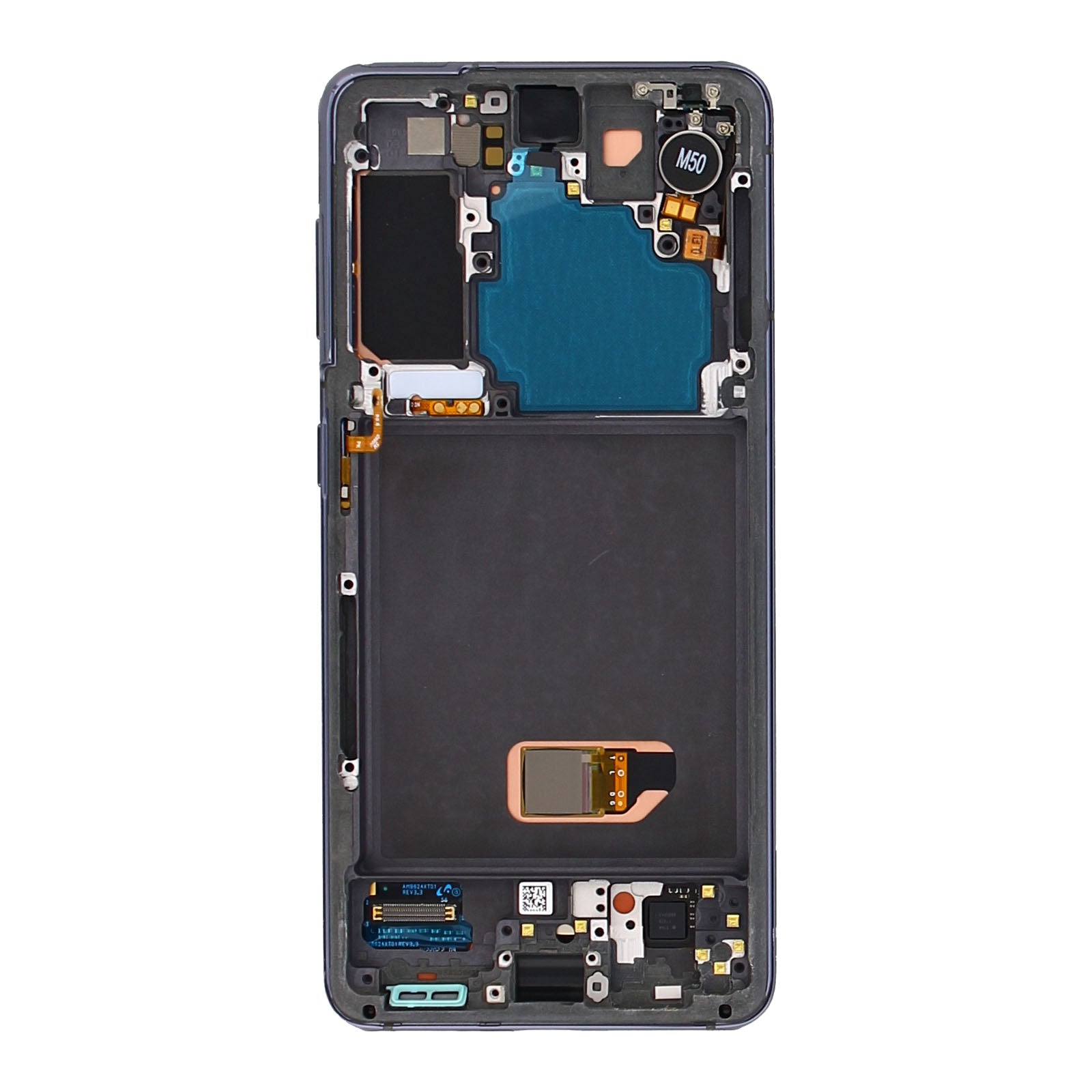 Samsung Galaxy S21 5G G991B Display And Digitizer With Frame Phantom Grey Service Pack