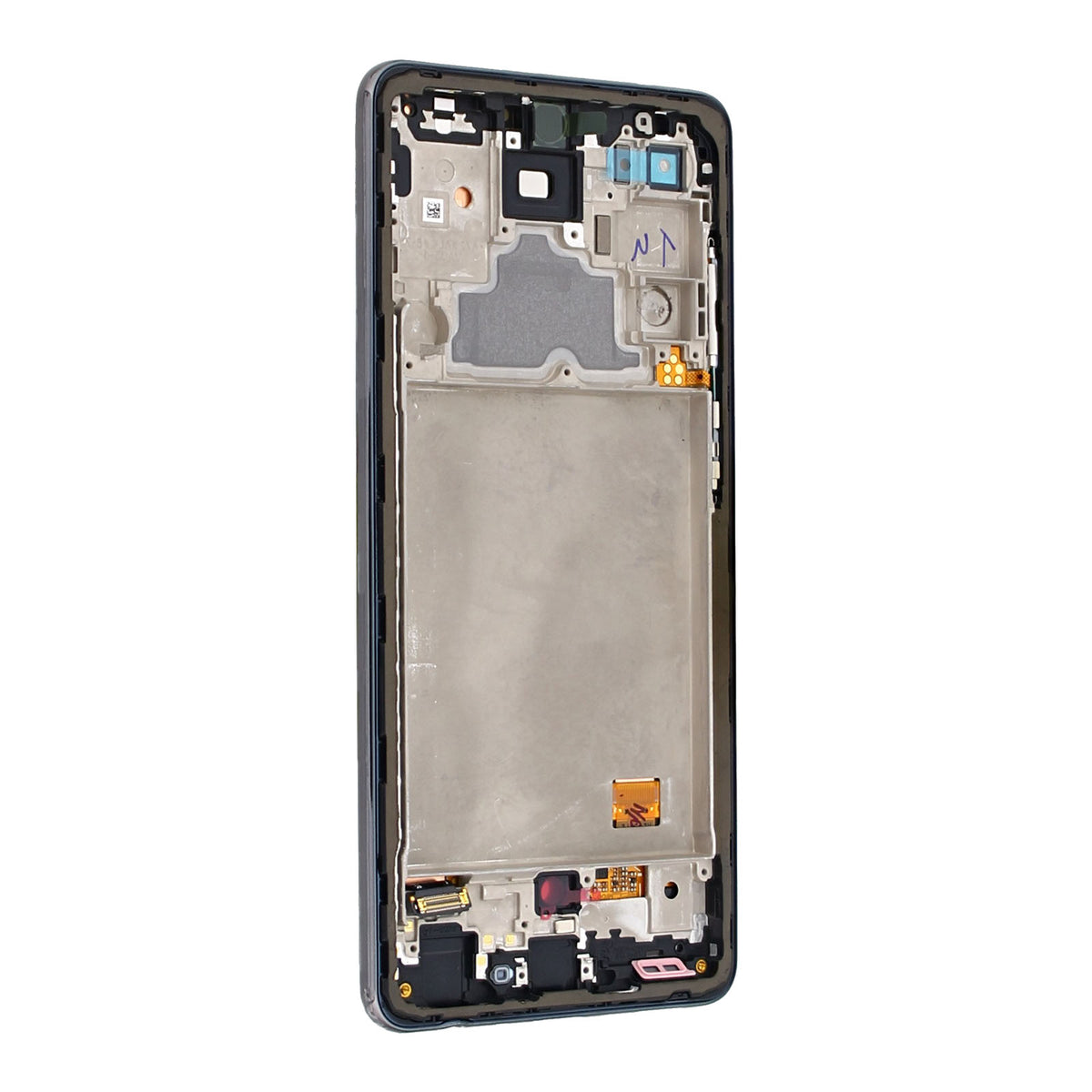 Samsung Galaxy A72 A725F Display And Digitizer With Frame Awesome Black Service Pack