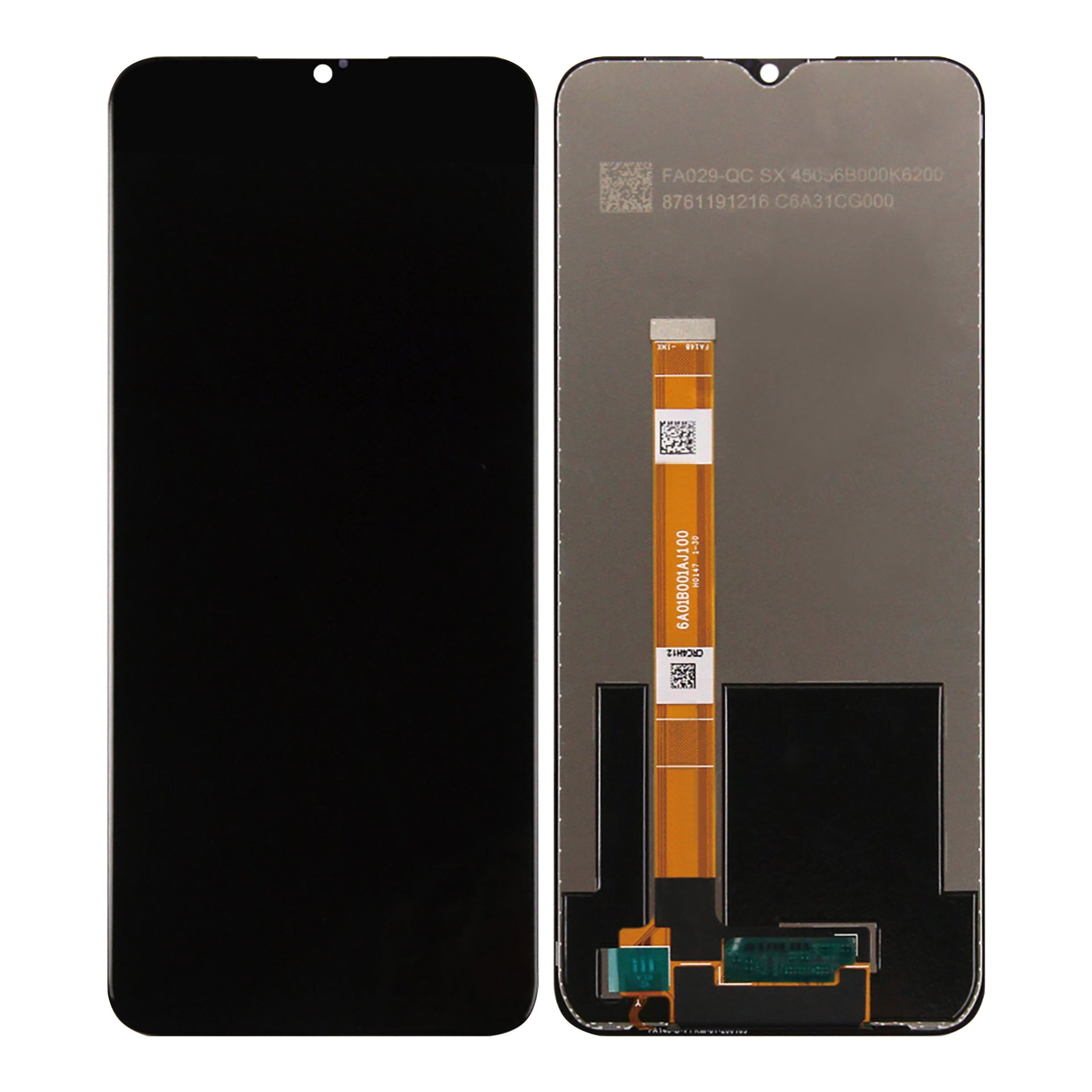 Oppo A9 2020 Display And Digitizer Without Frame Black OEM