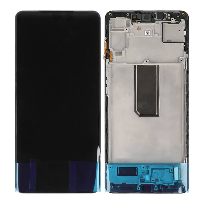 Samsung Galaxy M54 5G M546B Display And Digitizer With Frame Black Service Pack