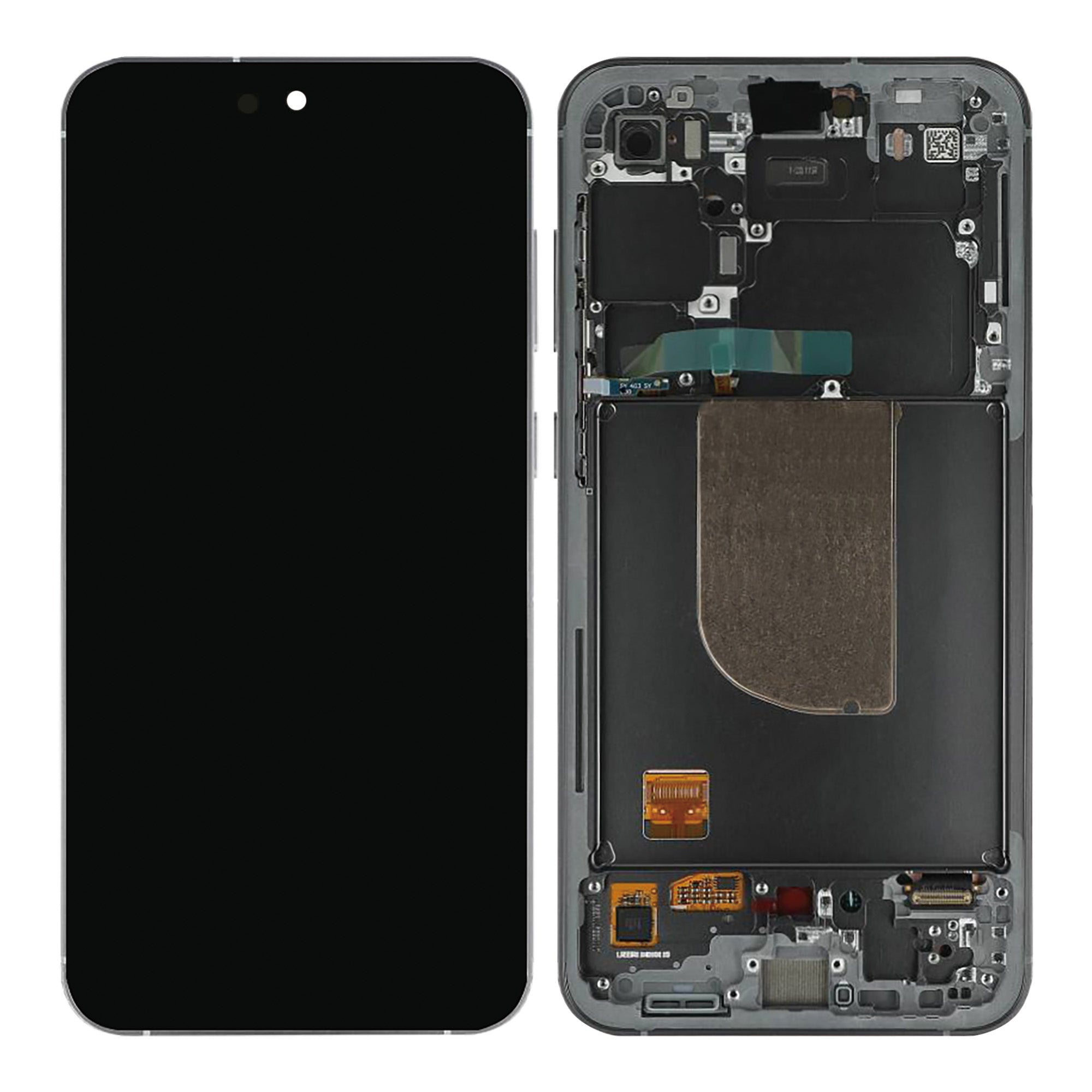 Samsung Galaxy S23 FE S711B Display And Digitizer With Frame Graphite Service Pack