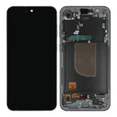 Samsung Galaxy S23 FE S711B Display And Digitizer With Frame Graphite Service Pack