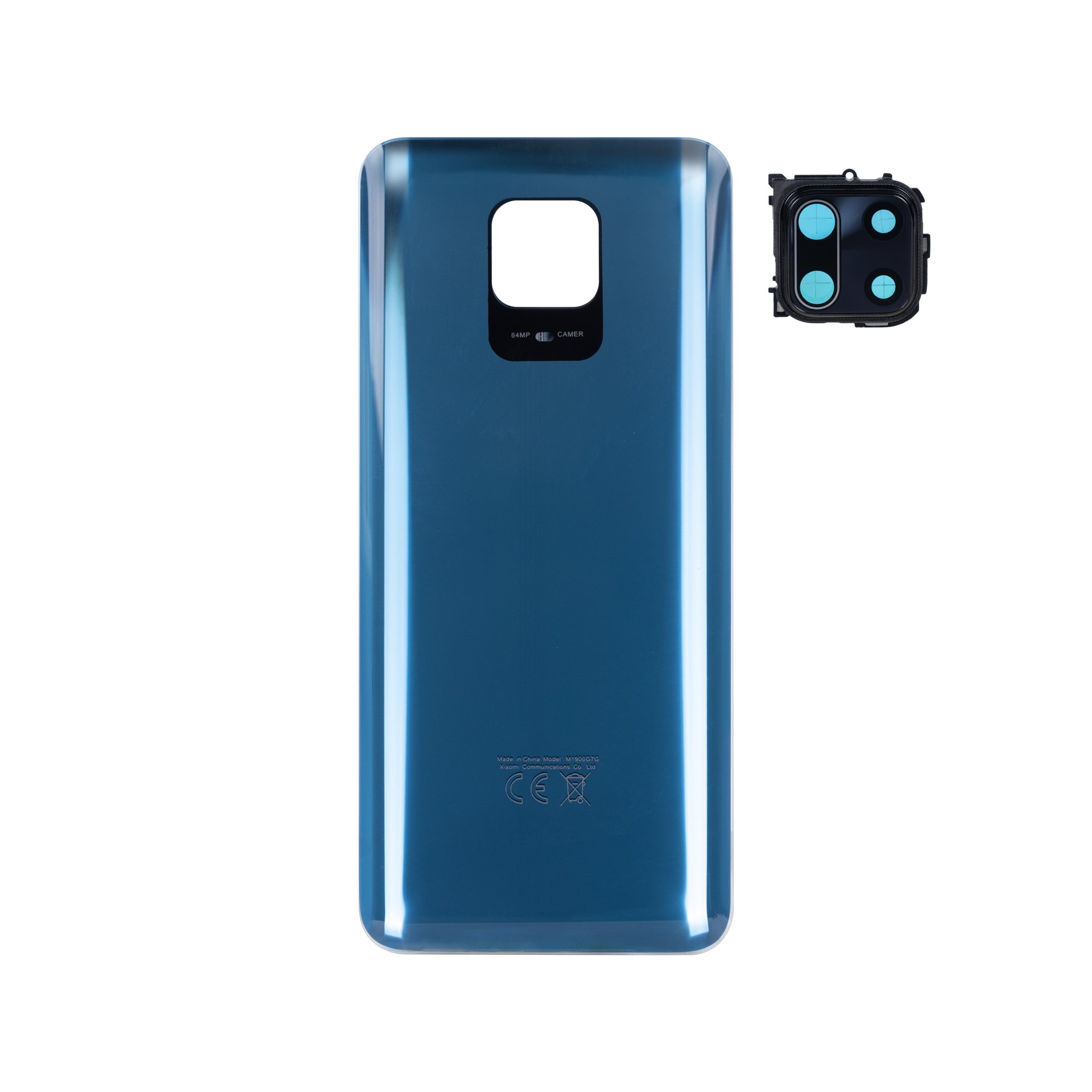 Xiaomi Redmi Note 9S Back Cover Without Lens Interstellar Grey OEM