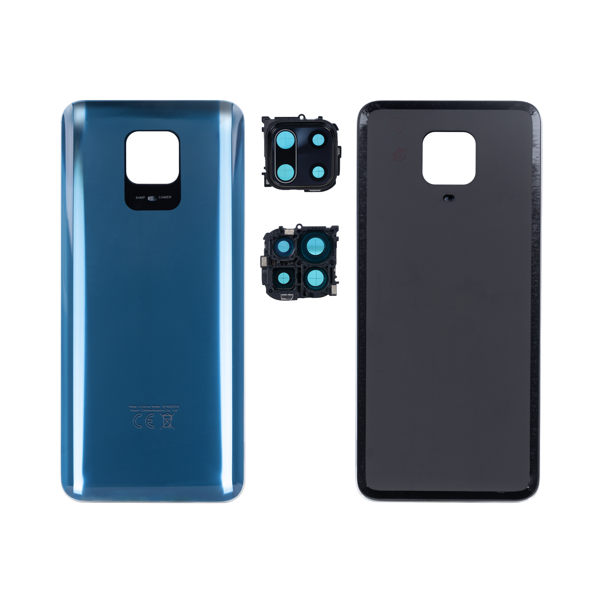Xiaomi Redmi Note 9S Back Cover Without Lens Interstellar Grey OEM