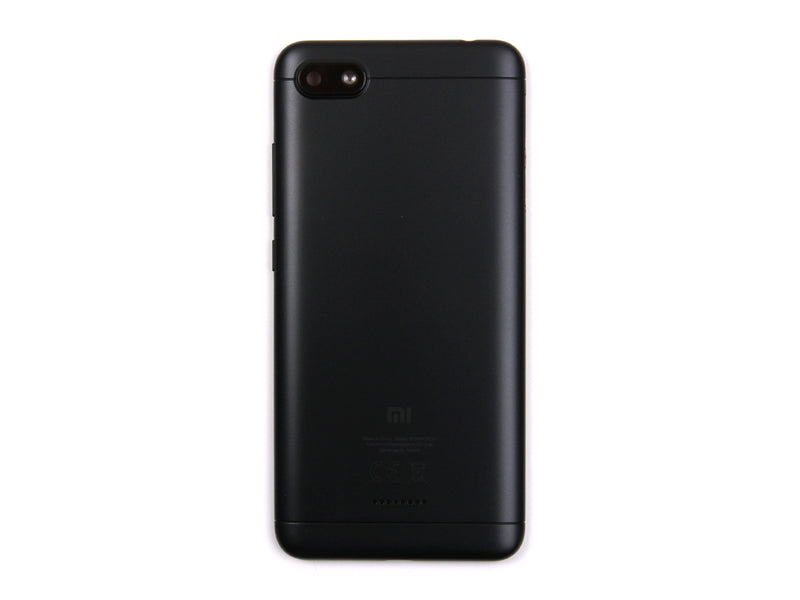 Xiaomi Redmi 6A Back Housing Black (+ Lens)