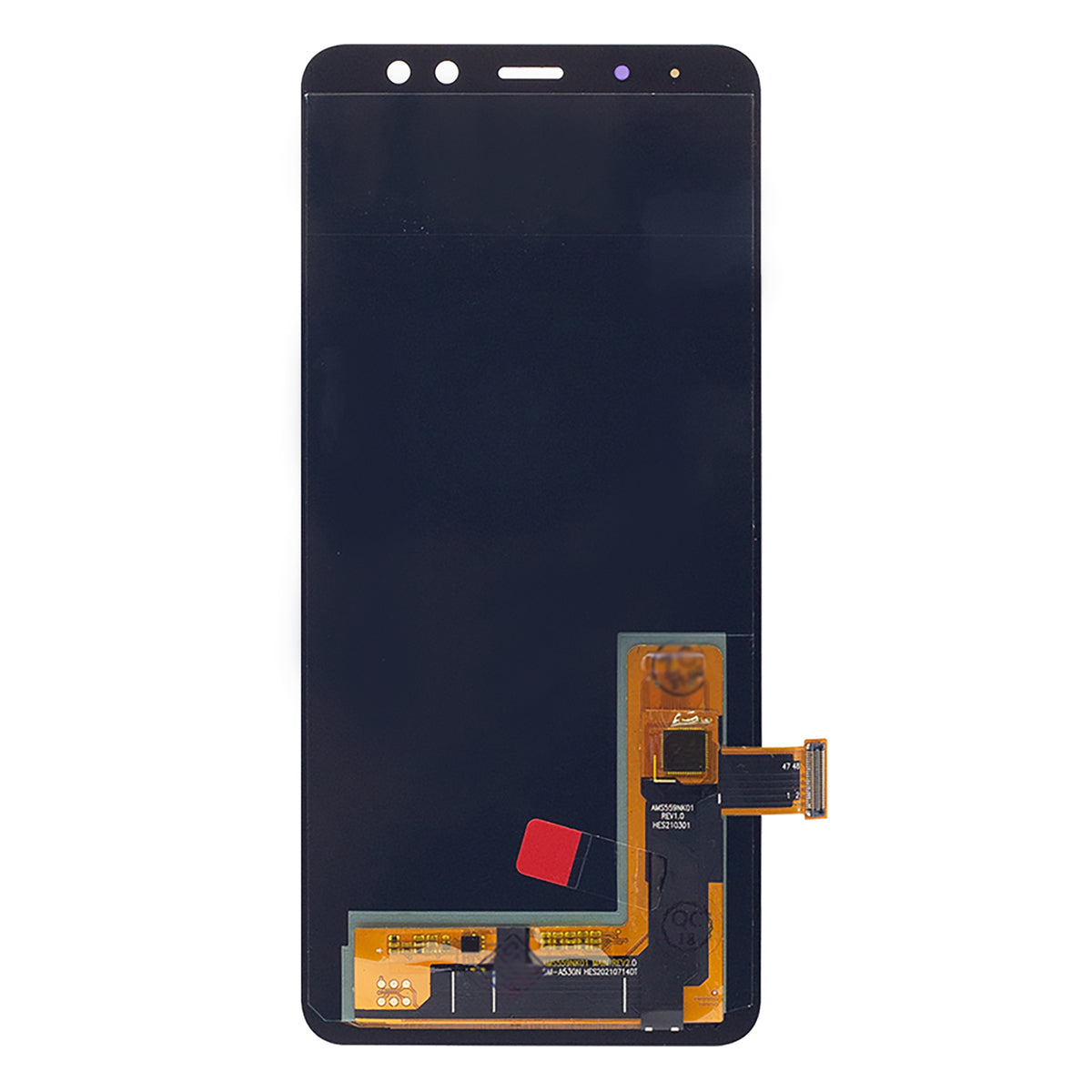Samsung Galaxy A8 A530F (2018) Display And Digitizer Without Frame Black Soft-OLED
