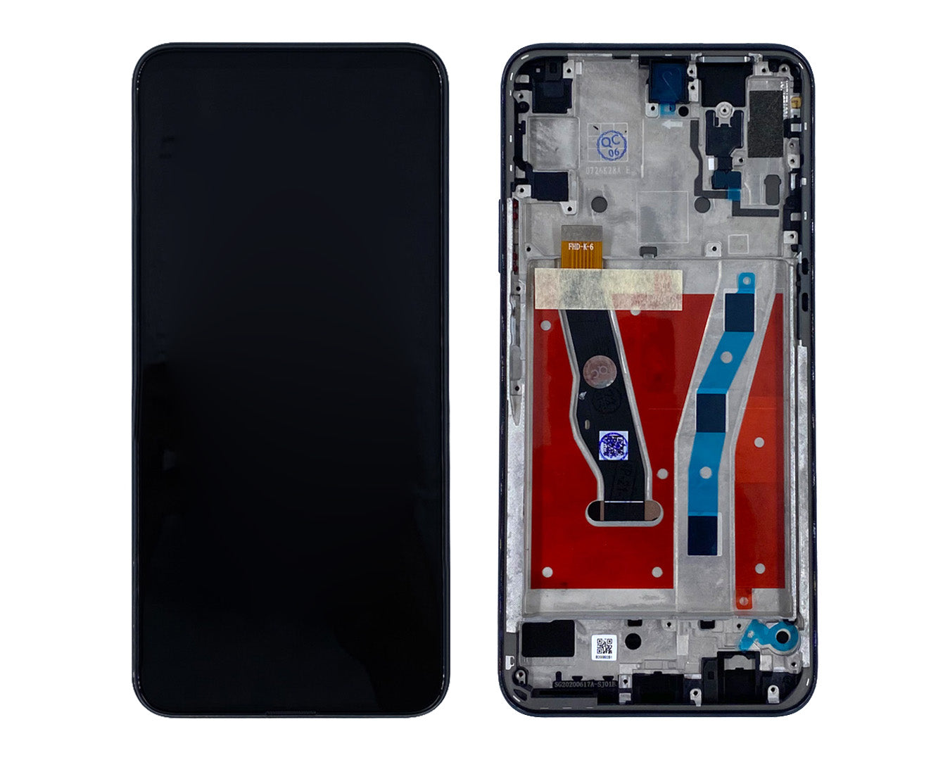 Huawei Honor 9X (China) Display And Digitizer With Frame Magic Night Black OEM