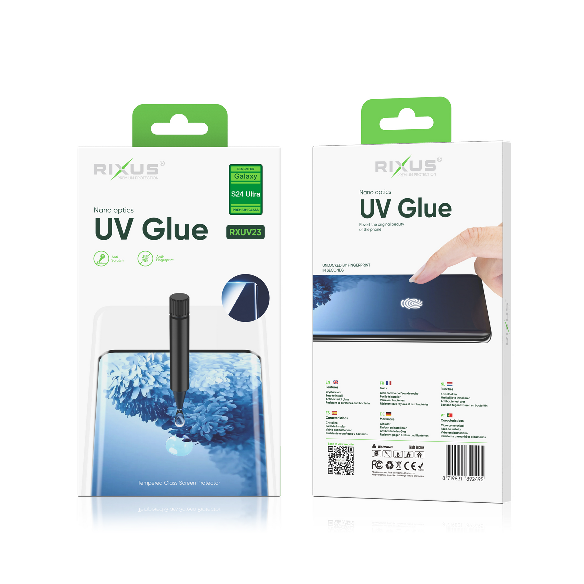 Rixus UV Glue Liquid Glass For Galaxy S24 Ultra