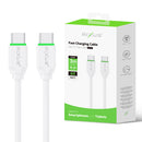 Rixus RX2017 Data Sync And Fast Charge Cable USB-C To USB-C 3m