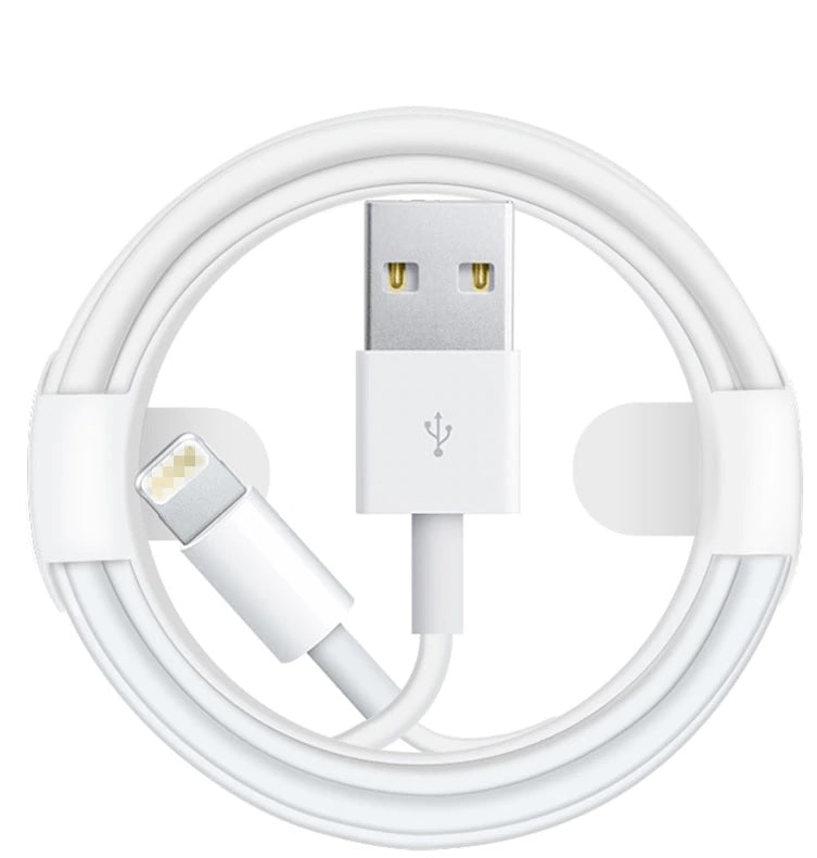 For iPhone Data Cable Lightning White 100CM